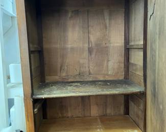 interior of the armoire
