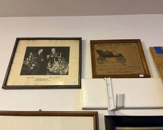 More Henry Ford memoribillia. These items for sale during in-person shopping hours Friday and Saturday. 