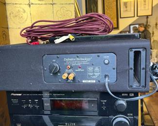 back of the Definitive Technology CLR-2300 Center Channel