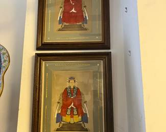 $300 Pair of Vintage ancestor portraits.