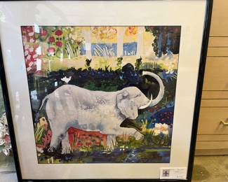 Art for sale during in-person shopping