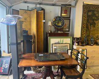 Overview of the many things for sale, in-person is Friday and Saturday, items available on line are featured in theri own photo with pricing information. 