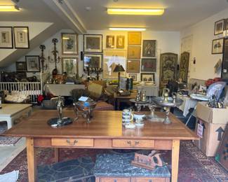 Overview of the many things for sale, in-person is Friday and Saturday, items available on line are featured in theri own photo with pricing information. 