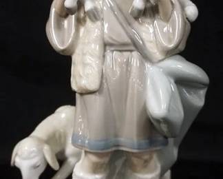 1003	LLADRO PORCELAIN FIGURE, BOY W/LAMB, APPROXIMATELY 9 IN
