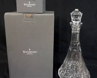 1035	WATERFORD CRYSTAL MILLENNIUM COLLECTION MAGNUM DECANTOR, APPROXIMATELY 16 1/2 IN 
