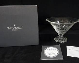 1037	WATERFORD CRYSTAL 18TH CENTURY COLLECTION FOOTER BOWL, APPROXIMATELY 9 1/2 IN X 7 IN H
