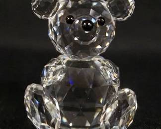 1065	SWAROVSKI CRYSTAL FIGURINE, BEAR, APPROXIMATELY 2 IN H
