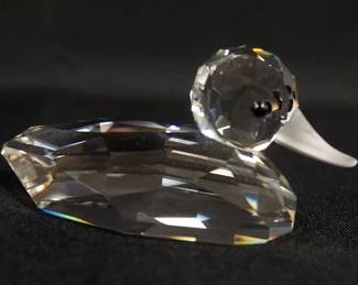 1068	SWAROVSKI CRYSTAL FIGURINE, DUCK, APPROXIMATELY 4 IN X 2 IN H

