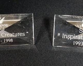 1072	SWAROVSKI CRYSTAL PLAQUES, FABULOUS CREATURES AND INSPIRATION AFRICA
