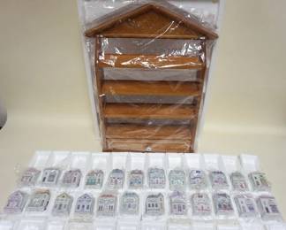 1089	LENOX VILLAGE COLLECTION, SPICE VILLAGE, COMPLETE, SET OF 25 PIECES INCLUDING 1 DRAWER SPICE RACK, BOXED
