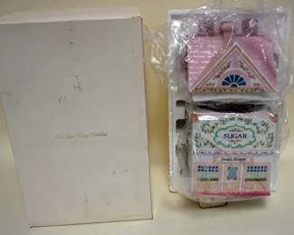 1091	LENOX VILLAGE COLLECTION, SUGAR CANNISTER, BOXED, APPROXIMATELY 10 IN
