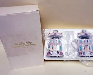 1098	LENOX VILLAGE COLLECTION, CREAMER AND SUGAR, BOXED, APPROXIMATELY 6 IN
