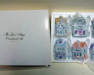 1101	LENOX VILLAGE COLLECTION, CONDIMENT SET, BOXED
