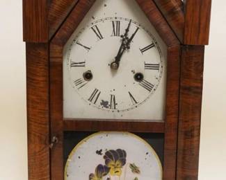 1147	EN WELCH STEEPLE SHELF CLOCK, APPROXIMATELY 4 1/2 IN X 10 IN X 19 IN HIGH
