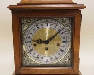 1154	HOWARD MILLER BRACKET CLOCK, APPROXIMATELY 6 IN X 10 IN X 14 1/2 IN HIGH
