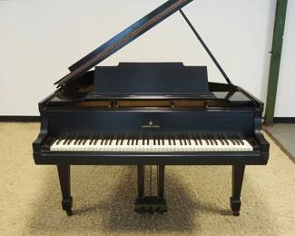 1199	STEINWAY MODEL M PIANO W/STOOL, BLACK EBONIZED CASE, SERIAL #262856
