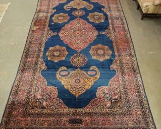 1228	PERSIAN PALACE SIZE KERMAN CARPET, WEAR TO RUG, APPROXIMATELY 9 FT 10 IN X 18 FT 18 IN
