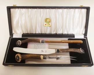 1278	MONARCH OF THE GLEN STAG HANDLED CUTLERY SET
