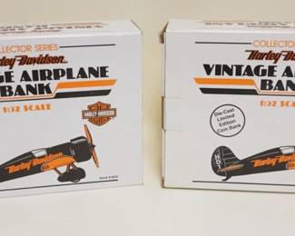 1315	HARLEY DAVIDSONDIE CAST LTD ED AIRPLANE BANKS IN BOX

