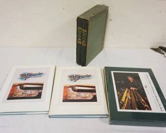 1336	LOT OF BOOKS INCLUDING PARKER GUN
