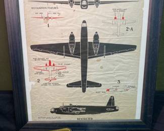 RAF Emegency Flying Ration Kit, Spotting Poster more