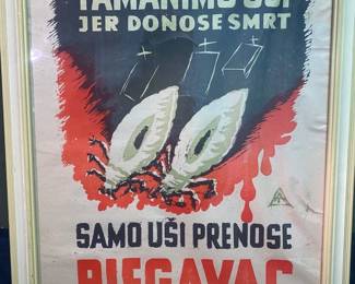 WW2 Propoganda Poster Croatia