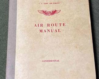 US Army Air Forces Confidential Air Route Manual