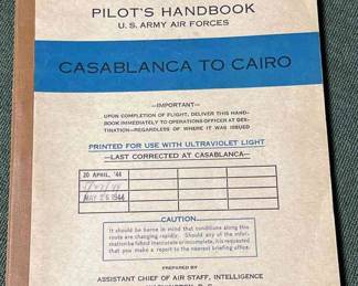 1944 USAAF Confidential Pilots Handbook US British