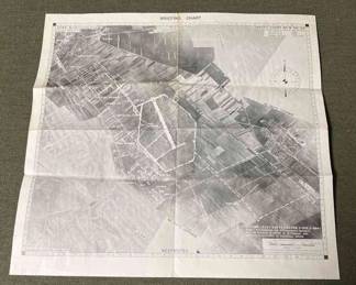 WW2 Target Chart Or Briefing Chart