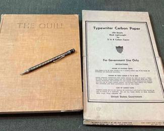 Author Signed The Quill And Eversharp Pencil