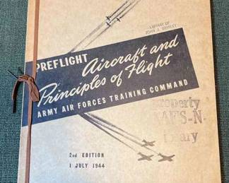 AAF Training Preflight Aircraft Principles Of Flight