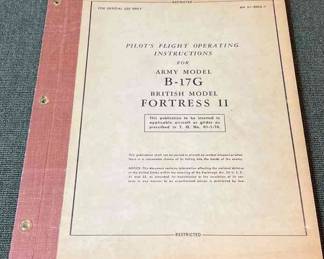 Flight Operating Instructions for B17G and British Fortress II