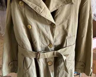 US WW2 Officers Field Overcoat