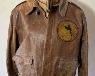 WW2 CE Magnuson Split Arrow Leather Flight Jacket