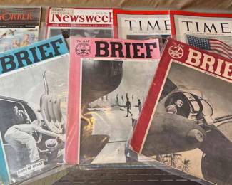 Carol Landis Signed 7th AAF Brief Magazine