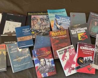 Author Signed HansJoachim Marseille, Defiant Courage and other unsigned books 