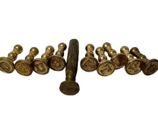 Antique Brass Wax Seals