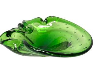 Hand Crafted Art Glass Dish
