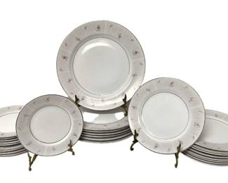 Set of Vintage Mikasa Dinner, Salad, and Appetizer Plates
