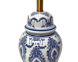 Blue and White Porcelain Lamp
