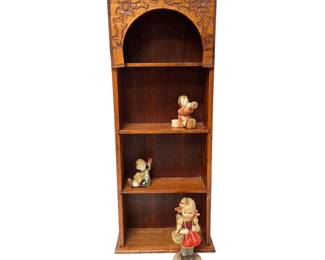 Vintage Shelf and Hummels 