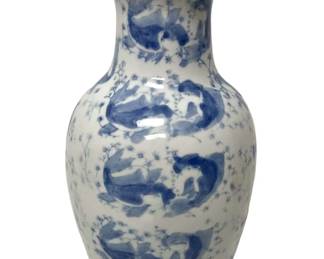 Blue and White Porcelain Vase
