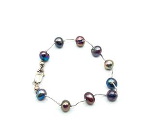 Sterling 925 & Pearl Bracelet
