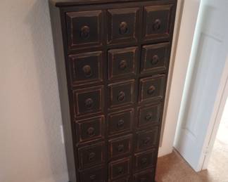 Apothecary jewelry chest