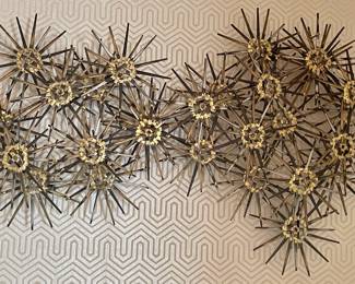 48" MCM WALL SCULPTURE