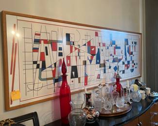 8' ABSTRACT CARLOS MERIDA WITH PROVENANCE