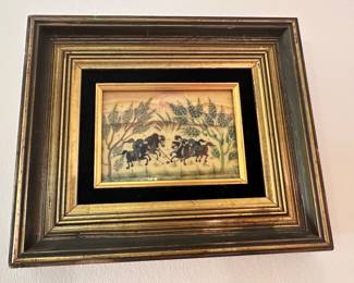 Hand Painted Enamel Panel