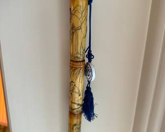 Detail on one of the canes