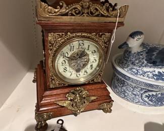 Victorian Continental 8 Day Clock, Time Only