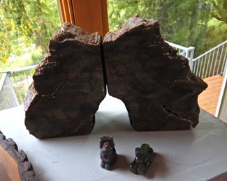 Stone bookends